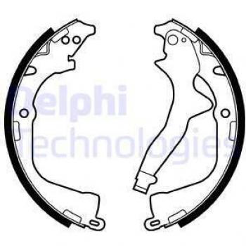 DELPHI Bremsbeläge Satz, Trommelbremsen LS2056