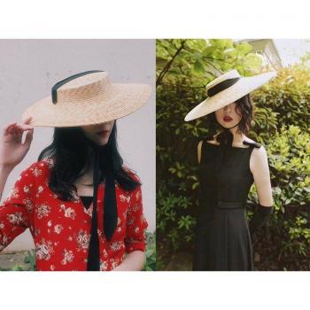 Large bord chapeau de soleil pour femmes, modèle Kentucky Derby