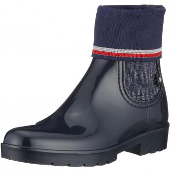 Bottes Tommy Hilfiger, Pluie, Femme, Bleu (Midnight 403), 39 EU