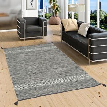 Pergamon Toskana Teppich – Rechteckiger Natur-Kilim 70 × 140 cm, 8 mm Dicke