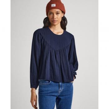 Blusa abullonada de mujer Pepe Jeans en tejido waffle
