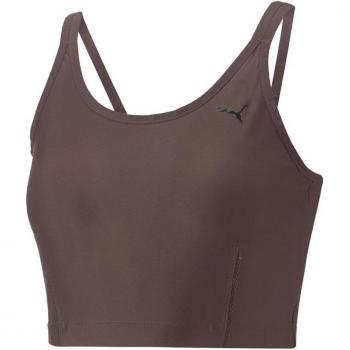 Top de Yoga Marrón para Mujer