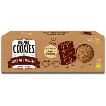 Zealia Galletas de Chocolate y Avellanas Bio Sin Gluten 135g