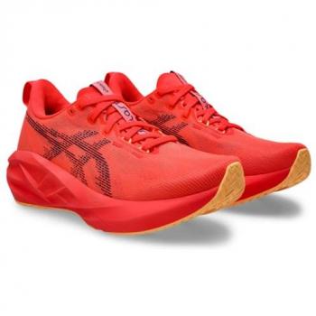 ASICS Novablast 5 Dual‑Color Flash Red / Edo Purple Women’s 6.5 UK