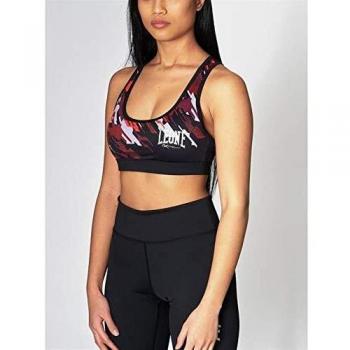 Leone Women’s Top 1947 Neo Camo Red – ABX59 MMA Sportshirt S