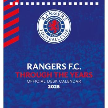 Rangers FC, Through The Years Easel Desk Calendar 2025