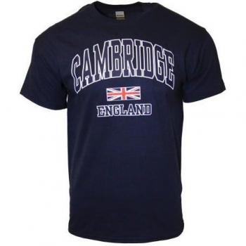 Veste T-shirt Cambridge Universitaire Bleu