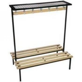 Evolve Duo Bench 1000 x 800mm with Mesh Top Shelf and 10 Hooks