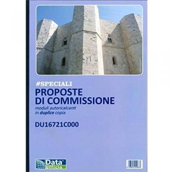 Blocco proposte di commissione 50/50 autoricopiante