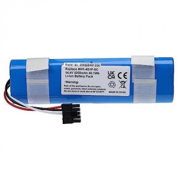 Replacement Battery for Xiaomi Mijia 2, Mi Robot Vacuum Mop Pro, STYJ02YM Vacuum Cleaner (3200mAh, 14.4V, Li-ion)