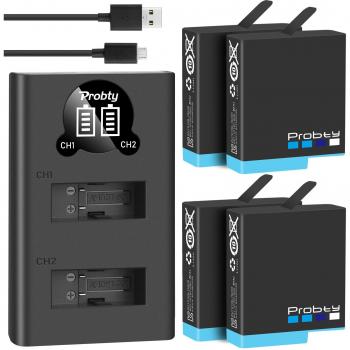 Kit de batterie et chargeur pour GoPro Hero 8 7 6