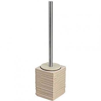 Portascopino in brik beige, dimensione 9.2x9.2x38 cm