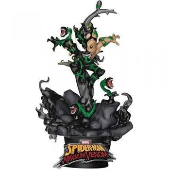 D‑Stage Diorama de Venom + Little Groot (PVC) – 16 cm