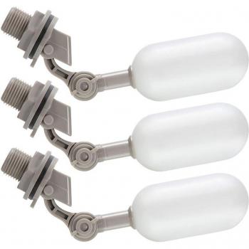 Schwimmer‑Armdraht‑Set 3‑Stück – ½ Schwebenventil in Grau