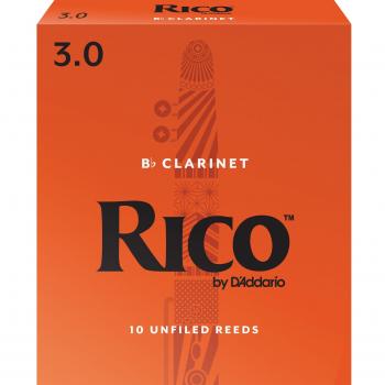 Rico 3.0 Strength Reeds for Bb Clarinet