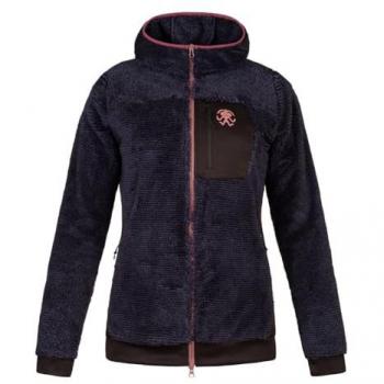 Rafiki Tarifa Women's Fleece Hoodie, Full Zip, Dark Navy, 36