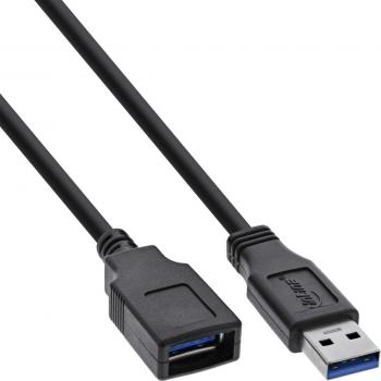 Cavo di estensione USB 3.0 1m A Maschio/Femmina Nero