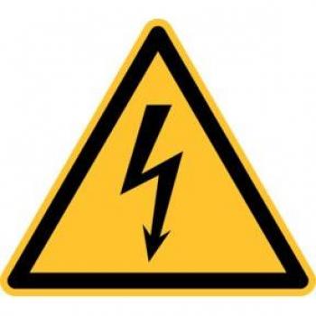 Eichner Warnschild für Elektrizität 31,5 cm Alu