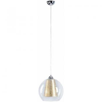 Lámpara de Techo Kula Dome dorada 30 cm con base E27