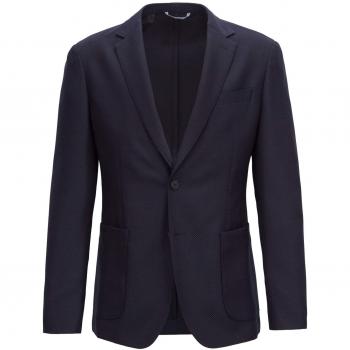 BOSS Hooper‑W G Herren‑Sakko – Waschbar, Slim‑Cut, Blau (106)