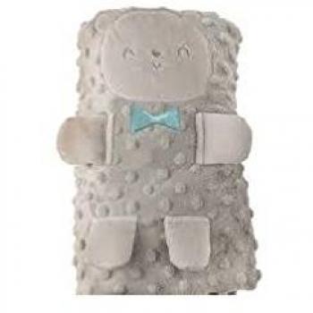 Multicolor Polar Bear Storytime Fleece Blanket