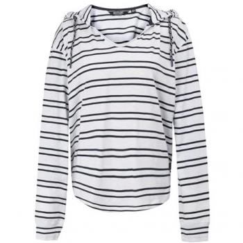 Camiseta de montaña Regatta Minerve para mujer, manga larga, color blanco