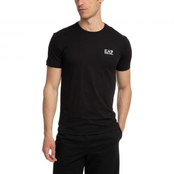 EA7 Emporio Armani T-Shirt 8NPT51 PJM9Z 1200 Schwarz Regular Fit
