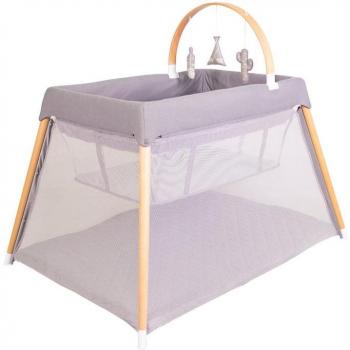 Bebecare Zuri Timber Travel Cot with Mattress