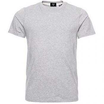 Coton biologique Superdry T‑shirt homme gris/pierre/bleu XL