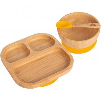Bamboo Suction Dinner Set for Children