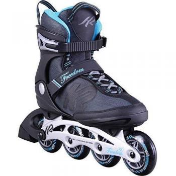 K2 Freedom 80 Womens Inline Skates, Black/Blue, EU 5