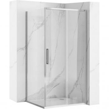 Ducha con puerta deslizante Rea 130x100 cromo