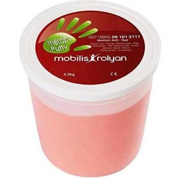 Putty de Rehabilitación Roja Semi-Blanda 2,3 G