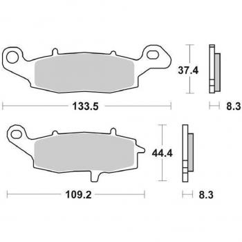 Bremsbelag SBS Go Ahead 705HS
