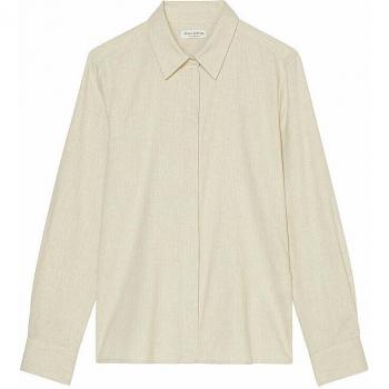MARC O'POLO Shaped Fit Bluse Damen 38 beige