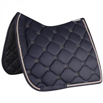 Protector de silla Waldhausen Valencia azul oscuro y rosa
