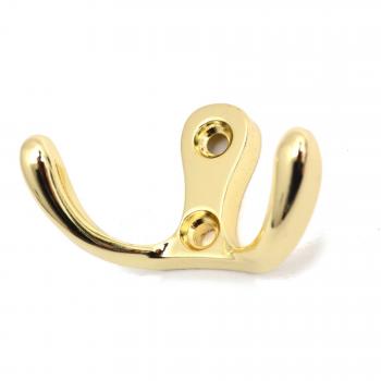 Gold Wall Bath Hook Rack – 6 Piece Kit