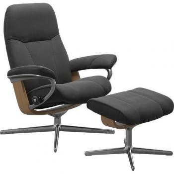 Stressless® Konsult-Sessel „Consul“ – Größe S, M, L + Holzakzent