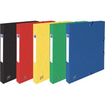 Oxford Top File+ A4 Grüne Sammelbox 25mm Multistrat 390g/m²