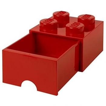 LEGO Cassetti Storage Brick 4 – Rosso