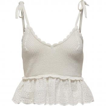Top Corto Donna Kristin Cloud Dancer XS