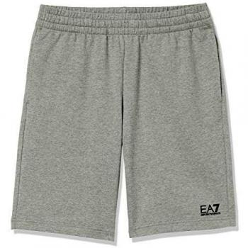 Emporio Armani Herren Kurzbeinschort Train Core Legere – Mittelgraue Melange, XS/Klein