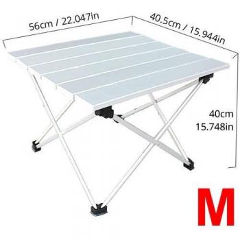 Travel-Friendly Folding Aluminum Table