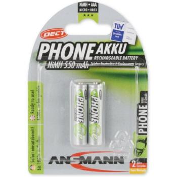 ANSMANN NiMH-Micro-Akku Phone maxE, 550 mAh, 2 Stück