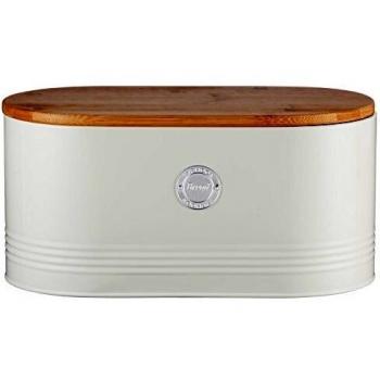 Typhoon Living Bread Bin with Bamboo Lid