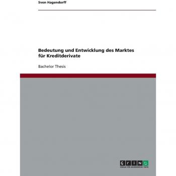 Bedeutung und Entwicklung des Marktes für Kreditderivate
