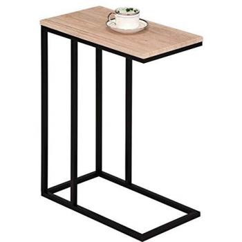 IDIMEX Sofatisch DEBORA, moderner Couchtisch aus Wildeiche und Metall