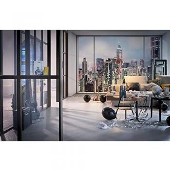 Komar XXL4 – 030 368 x 248 cm Carta da parati murale Suite Cityscape Penthouse View – pastello