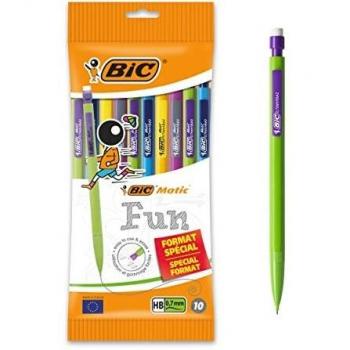 Pack de 10 porte-mines BIC MATIC FUN HB 0.7mm