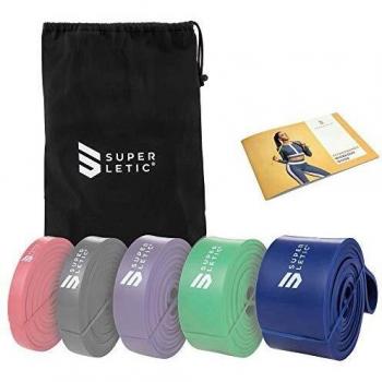 SUPERLETIC Übungsbänder für Widerstandstraining; Klimmzughilfe